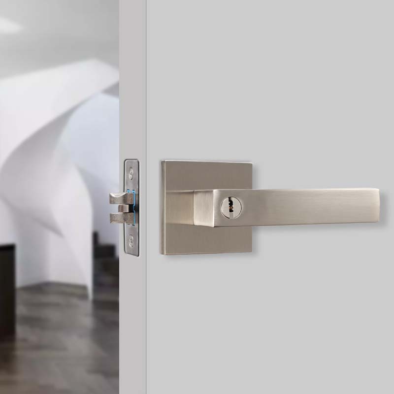 Furniture Grade Hardware - ล็อคประตูแบบลูกบิดสามแกน ด้ามจับทำจากโลหะผสมสังกะสีคุณภาพสูง อุปกรณ์ฮาร์ดแวร์สำหรับเฟอร์นิเจอร์ห้องนอนและห้องน้ำ