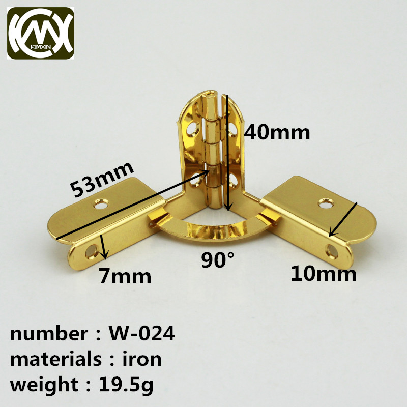 Furniture Grade Hardware - บานพับเหล็กขนาดใหญ่คุณภาพสูงสำหรับกล่องไม้ ยี่ห้อ Kimxin รุ่น W-024 จำนวน