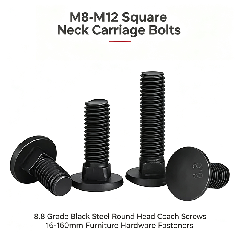 สลักเกลียวคอเหลี่ยม M8-M12 เกร - Furniture Grade Hardware บทวิจารณ์และราคา