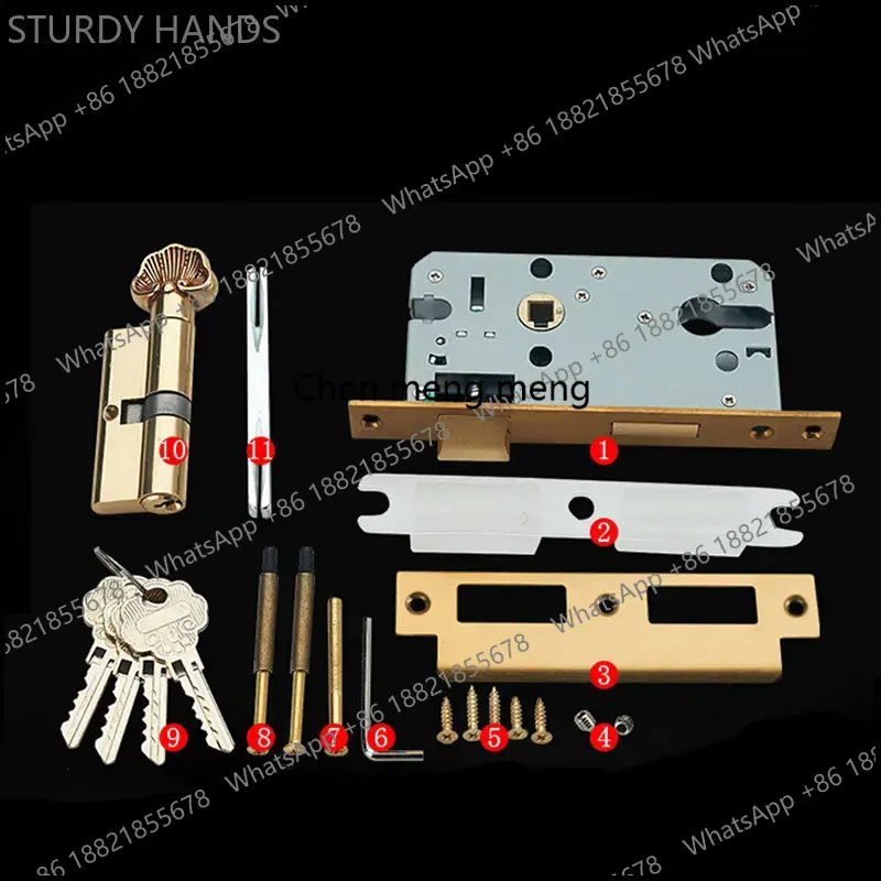 ชุดล็อคประตูทองแดงบริสุทธิ์คุณ - Furniture Grade Hardware บทวิจารณ์และราคา