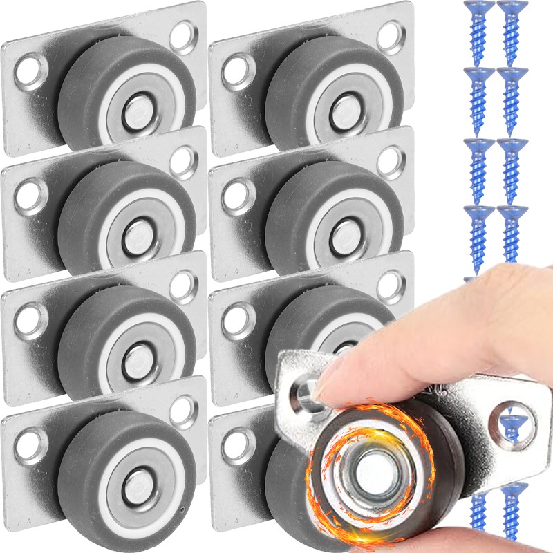 ล้อเลื่อนแบบเงียบ 1-8 ชุด ติดต - Furniture Hardware Lowes บทวิจารณ์และราคา